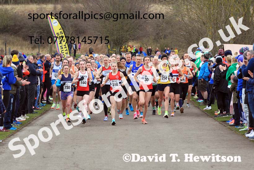 Senior women and veteran women and men over-50s NECAA Road Relay Champs., Hetton Lyons Park, Hetton le Hole, County Durham. Photo: David T. Hewitson/Sports for All Pics